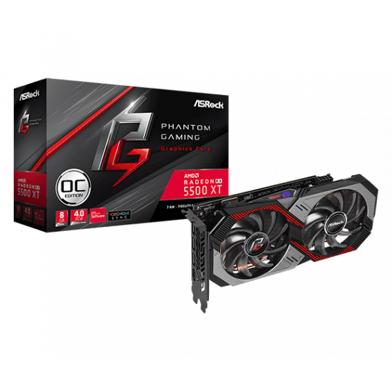 ASROCK RADEON RX 5500 XT PHANTOM GAMING D 8G OC