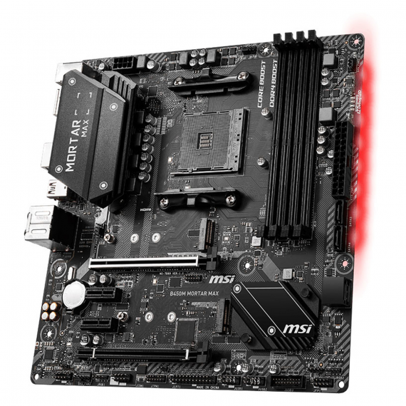 MSI B450M MORTAR MAX MICRO ATX - SOCKET AM4 - AMD B450 MSI B450M MORTAR MAX MICRO ATX - SOCKET AM4 - AMD B450
