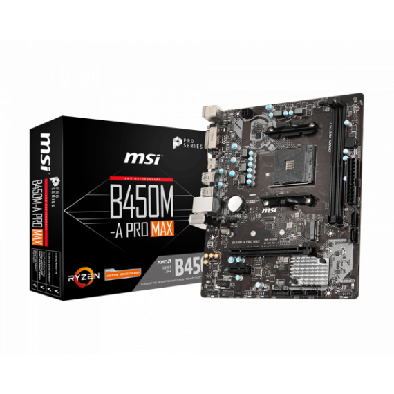 MSI B450M-A PRO MAX MICRO ATX - SOCKET AM4 - AMD B450