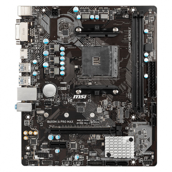 MSI B450M-A PRO MAX MICRO ATX - SOCKET AM4 - AMD B450