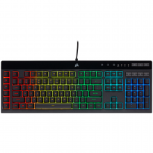 CLAVIER CORSAIR GAMING K55 RGB PRO, FRANÇAIS, Filaire