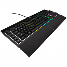 CLAVIER CORSAIR GAMING K55 RGB PRO, FRANÇAIS, Filaire