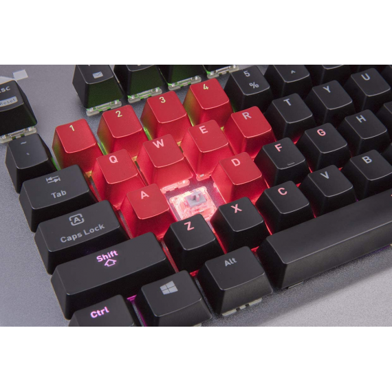 Thermaltake Level 20 RGB Cherry Silver Switch/Space Gray Edition/Disposition AZERTY