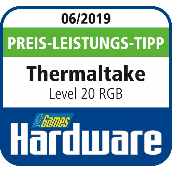 Thermaltake Level 20 RGB Cherry Silver Switch/Space Gray Edition/Disposition AZERTY