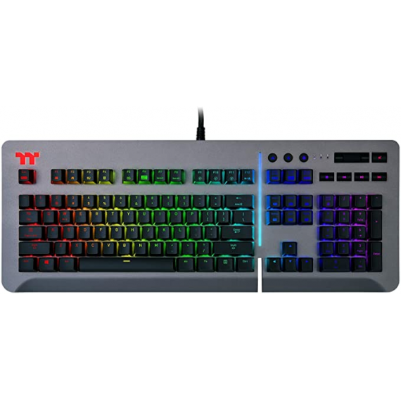 Thermaltake Level 20 RGB Cherry Silver Switch/Space Gray Edition/Disposition AZERTY