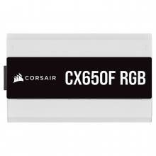 Corsair CX650F RGB 80PLUS Bronze (Blanc)