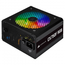 Alimentation Corsair CX750F RGB 80PLUS Bronze (Noir)