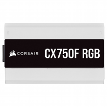 Boite d'alimentation Corsair CX750F RGB 80PLUS Bronze -Blanc