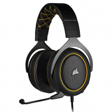 CASQUE MICRO GAMING CORSAIR HS60 PRO SURROUND (YELLOW)