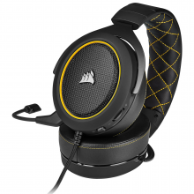CASQUE MICRO GAMING CORSAIR HS60 PRO SURROUND (YELLOW)