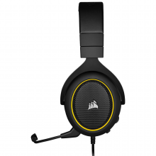 CASQUE MICRO GAMING CORSAIR HS60 PRO SURROUND (YELLOW)