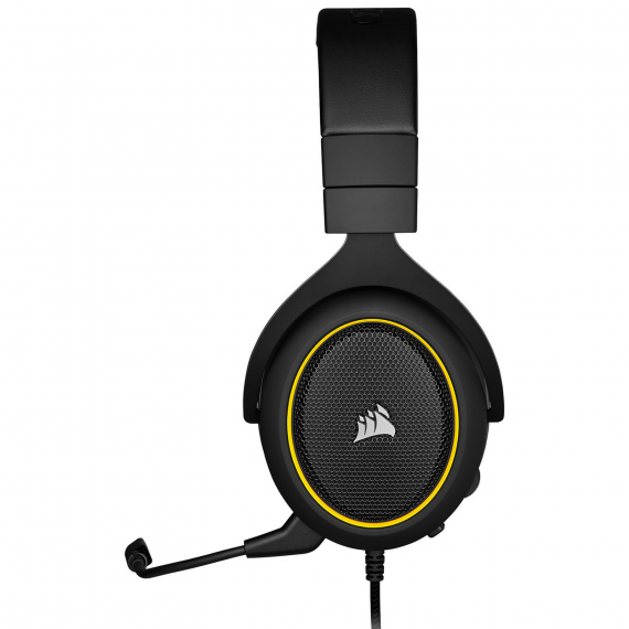 CASQUE MICRO GAMING CORSAIR HS60 PRO SURROUND (YELLOW)