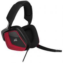 CASQUE MICRO GAMING CORSAIR ELITE SURROUND PREMIUM CHERRY