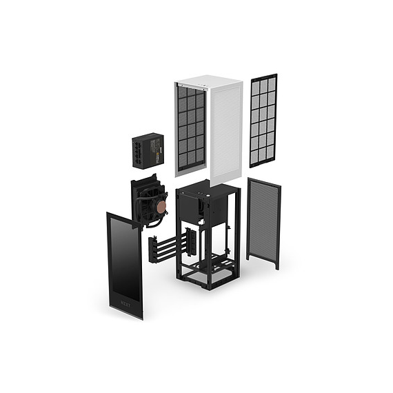 NZXT H1 BLANC/NOIR
