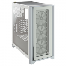 BOITIER PC CORSAIR ICUE 4000X RGB - TOUR - ATX Blanc