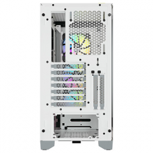 BOITIER PC CORSAIR ICUE 4000X RGB - TOUR - ATX Blanc