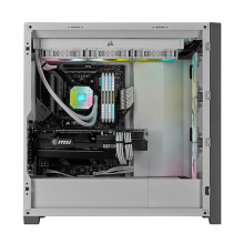 BOITIER PC CORSAIR ICUE 5000X RGB MIDI TOWER BLANC
