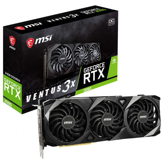 Carte graphique MSI  RTX 3090 VENTUS 3X 24G OC
