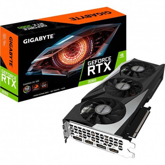 Carte graphique GIGABYTE RTX 3060 GAMING OC 12GD 2.0