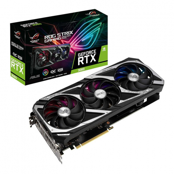 Carte graphique ASUS ROG-STRIX-RTX3060-O12G-V2-GAMING - OC EDITION