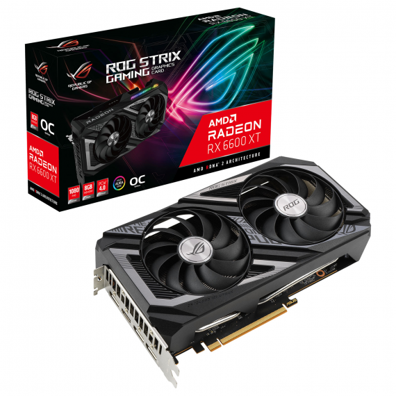 Carte graphique ASUS ROG-STRIX-RX6600XT-O8G-GAMING - OC EDITION Carte graphique ASUS ROG-STRIX-RX6600XT-O8G-GAMING - OC EDITION