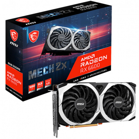 Carte graphique MSI RADEON RX 6600 MECH 2X 8G