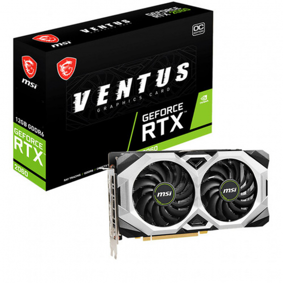Carte graphique MSI GEFORCE RTX 2060 VENTUS 12G OC