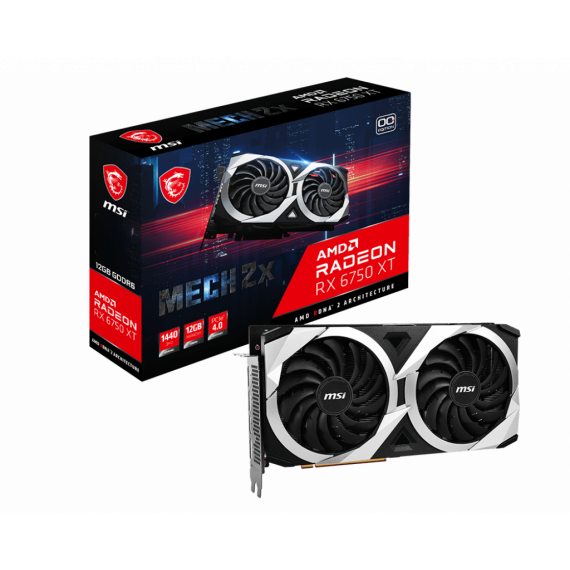 Carte graphique MSI RX6750 XT MECH 2X 12G OC
