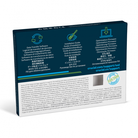 Disque CRUCIAL P2 - SSD - 500 GO
