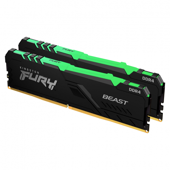 Mémoire KINGSTON FURY BEAST RGB- DDR4 - KIT - 32Go - 3600MHz