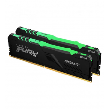 Mémoire KINGSTON FURY BEAST RGB - DDR4 - KIT - 16 GO