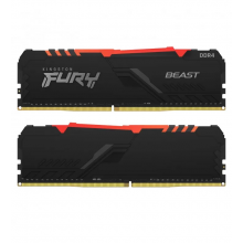 Mémoire KINGSTON FURY BEAST RGB - DDR4 - KIT - 16GO