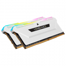 MÉMOIRE CORSAIR VENGEANCE RGB PRO SL - DDR4 - 32GO (2X16) - 3200MHZ White