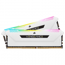 MÉMOIRE CORSAIR VENGEANCE RGB PRO SL - DDR4 - 32GO (2X16) - 3200MHZ White