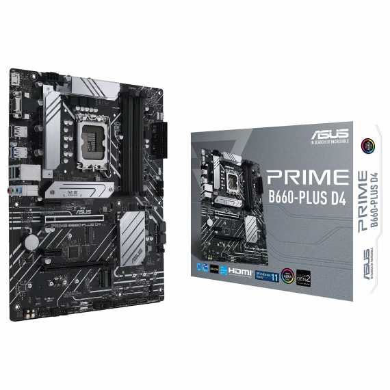 Carte mère ASUS PRIME B660-PLUS D4 - ATX - SOCKET LGA1700
