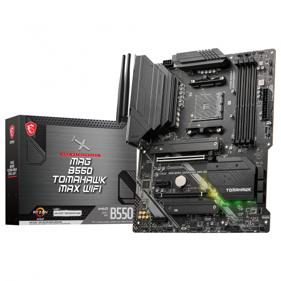 Carte mère MSI MAG B550 TOMAHAWK MAX WIFI - AMD B550 - SOCKET AM4 Carte mère MSI MAG B550 TOMAHAWK MAX WIFI - AMD B550 - SOCKET AM4