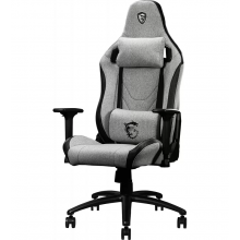 Chaise Gaming MSI CH130 I - CUIR EN FIBRE DE CARBONE - GRIS