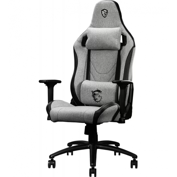 Chaise Gaming MSI CH130 I - CUIR EN FIBRE DE CARBONE - GRIS