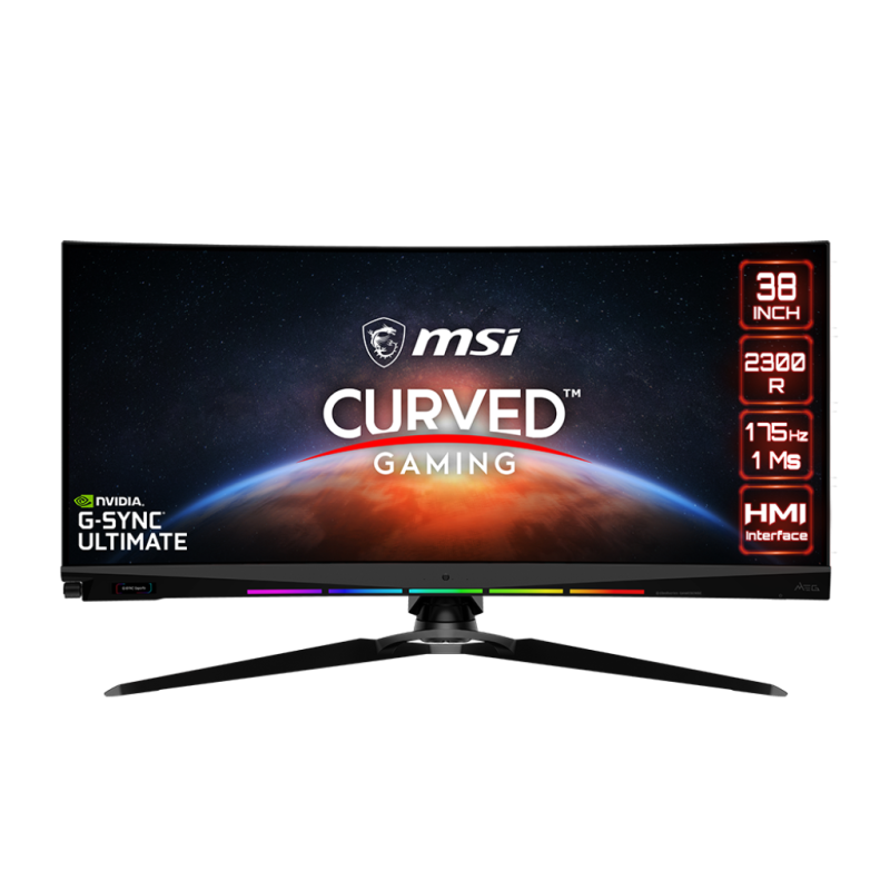 Ecran MSI OPTIX MEG381CQR PLUS - ÉCRAN LED - UWQHD+ - 37.5"
