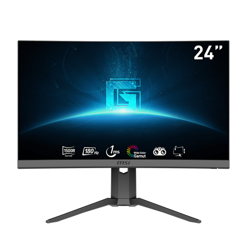 Ecran Gamer Curved MSI G24C6P E2 - LED FHD 24"