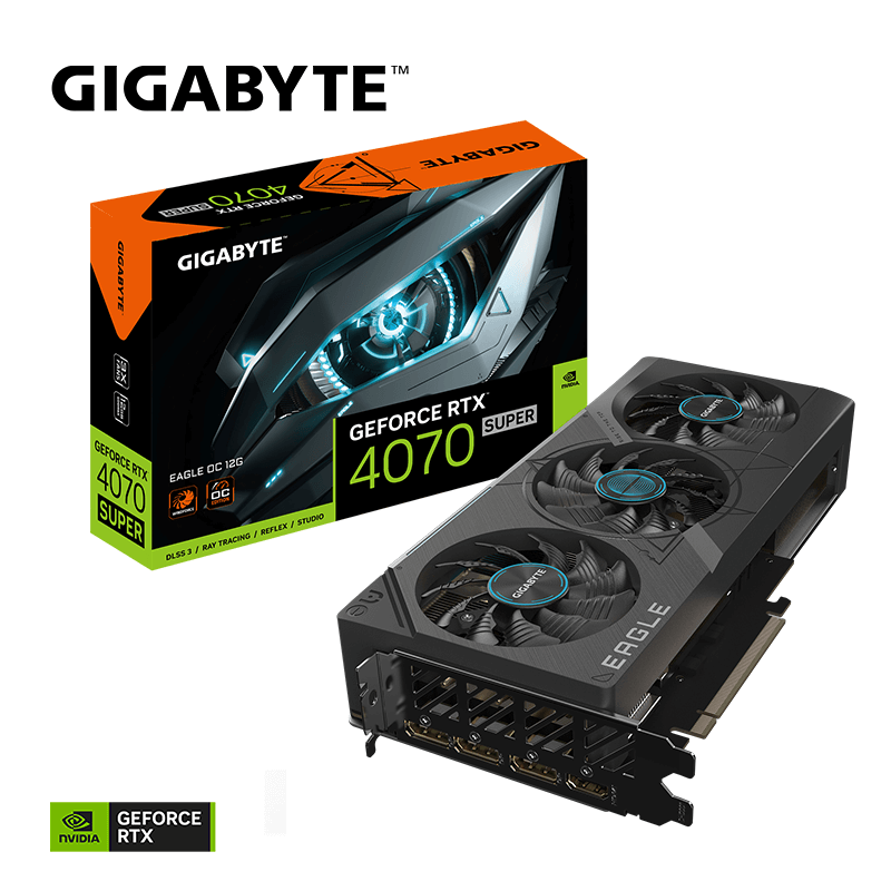 Carte graphique GIGABYTE GeForce RTX™ 4070 SUPER EAGLE OC 12G