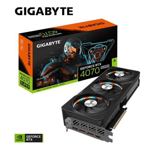 Carte graphique GIGABYTE GeForce RTX™ 4070 SUPER GAMING OC 12G