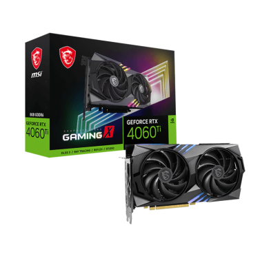 Carte graphique MSI RTX 4060TI GAMING X 8G - 8Go GDDR6
