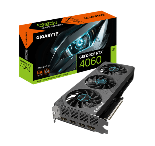 Carte graphique GIGABYTE RTX 4060 EAGLE OC 8G - 8Go GDDR6