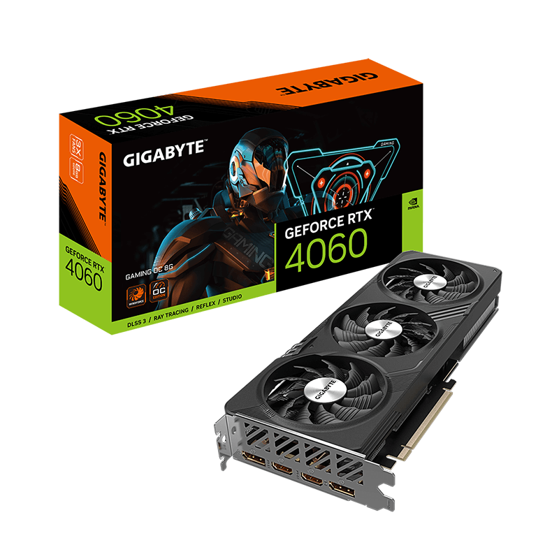 Carte graphique GIGABYTE RTX 4060 GAMING OC 8G - 8Go GDDR6 Carte graphique GIGABYTE RTX 4060 GAMING OC 8G - 8Go GDDR6