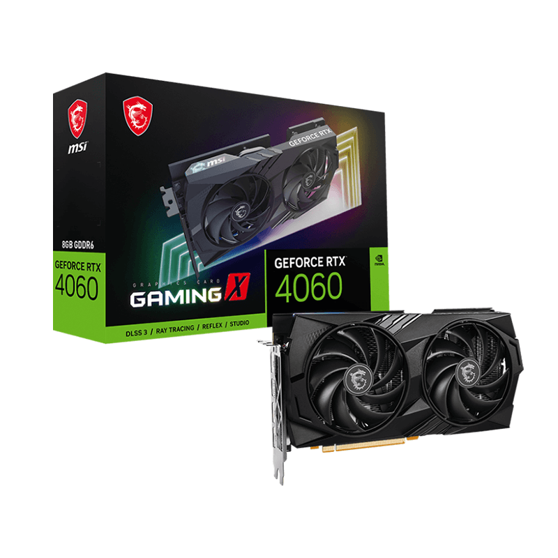 Carte graphique MSI RTX 4060 GAMING X 8G - 8Go GDDR6