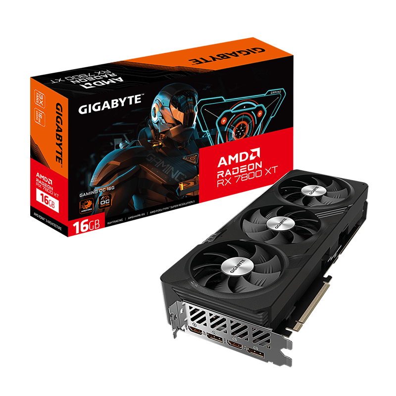 Carte graphique Gigabyte Radeon™ RX 7800 XT Gaming OC 16Go GDDR6