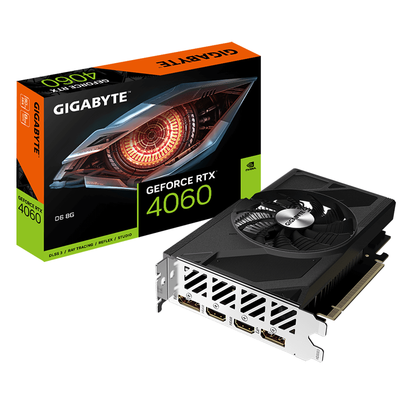 Carte graphique GIGABYTE RTX 4060 D6 - 8Go GDDR6 Carte graphique GIGABYTE RTX 4060 D6 - 8Go GDDR6