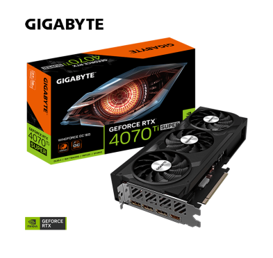 Carte graphique Gigabyte GeForce RTX™ 4070 Ti Super WINDFORCE OC - 16Go GDDR6X