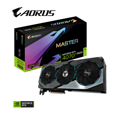 Carte graphique Gigabyte AORUS GeForce RTX™ 4070 Ti Super MASTER - 16Go GDDR6X